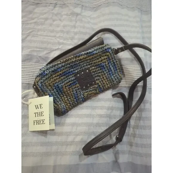 We The Free Rider Raffia Crossbody Bag NWT - Picture 6 of 7